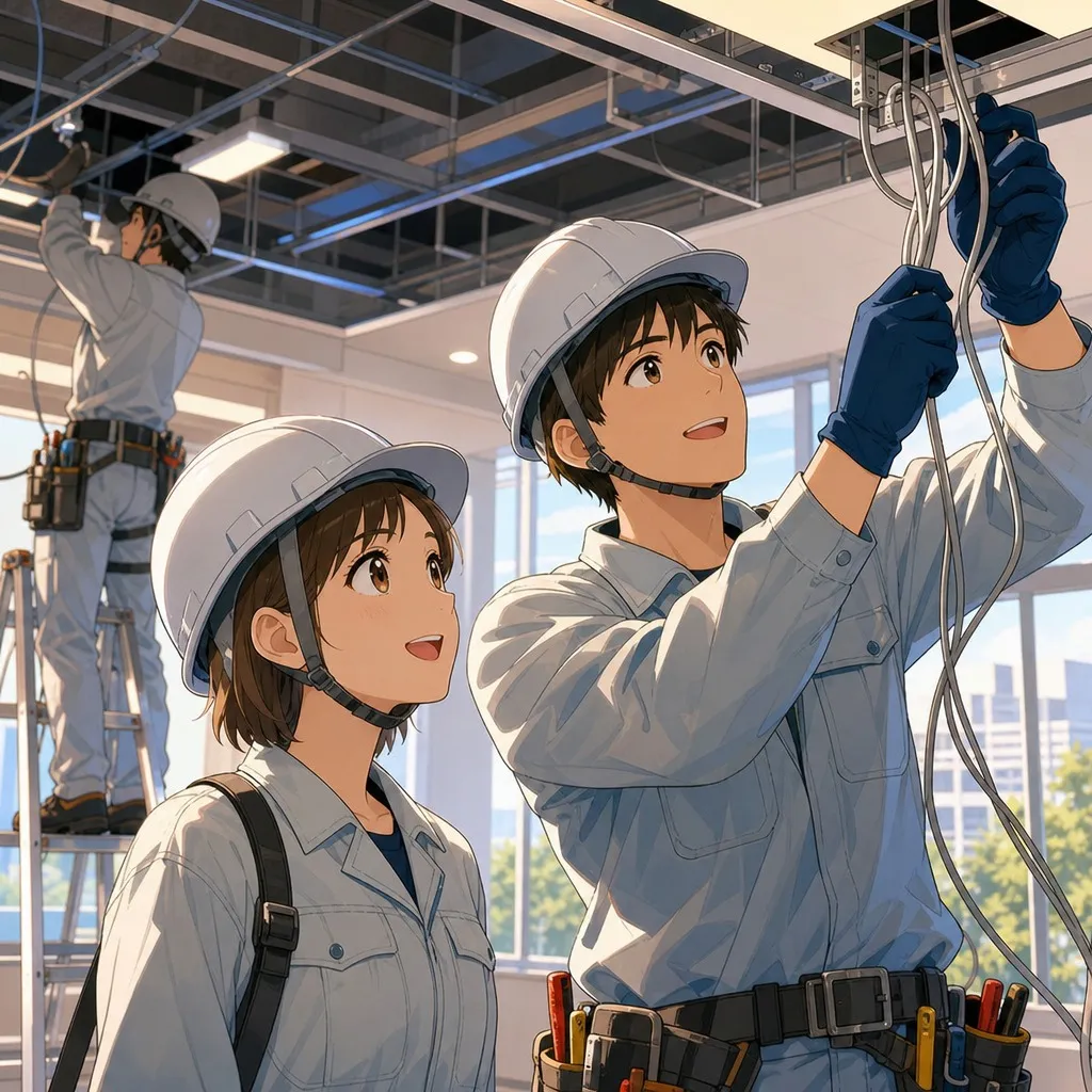 睦電気株式会社で見学から始める電気工事の仕事